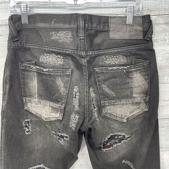 PRPS Barracuda Jeans Bruised Never Broke Button Fly Distressed Size 29x32 - Picture 1 of 13
